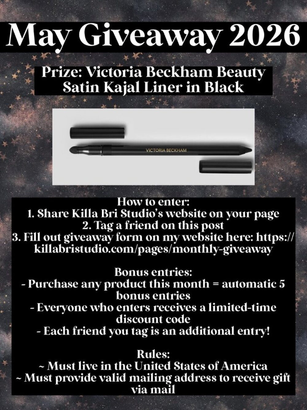 May Giveaway 2026